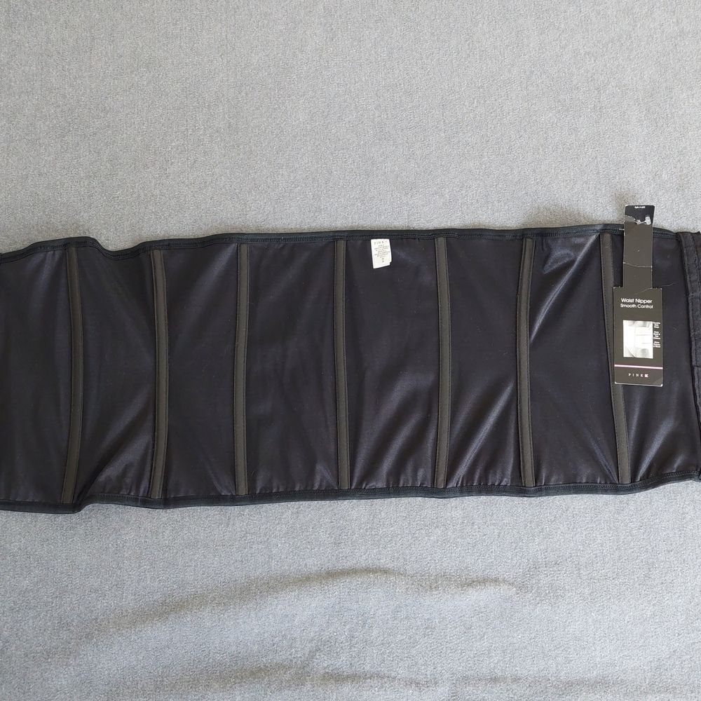 NWT Pink K Black Waist Nipper Smooth Control Shapewear Style 600 - 2X